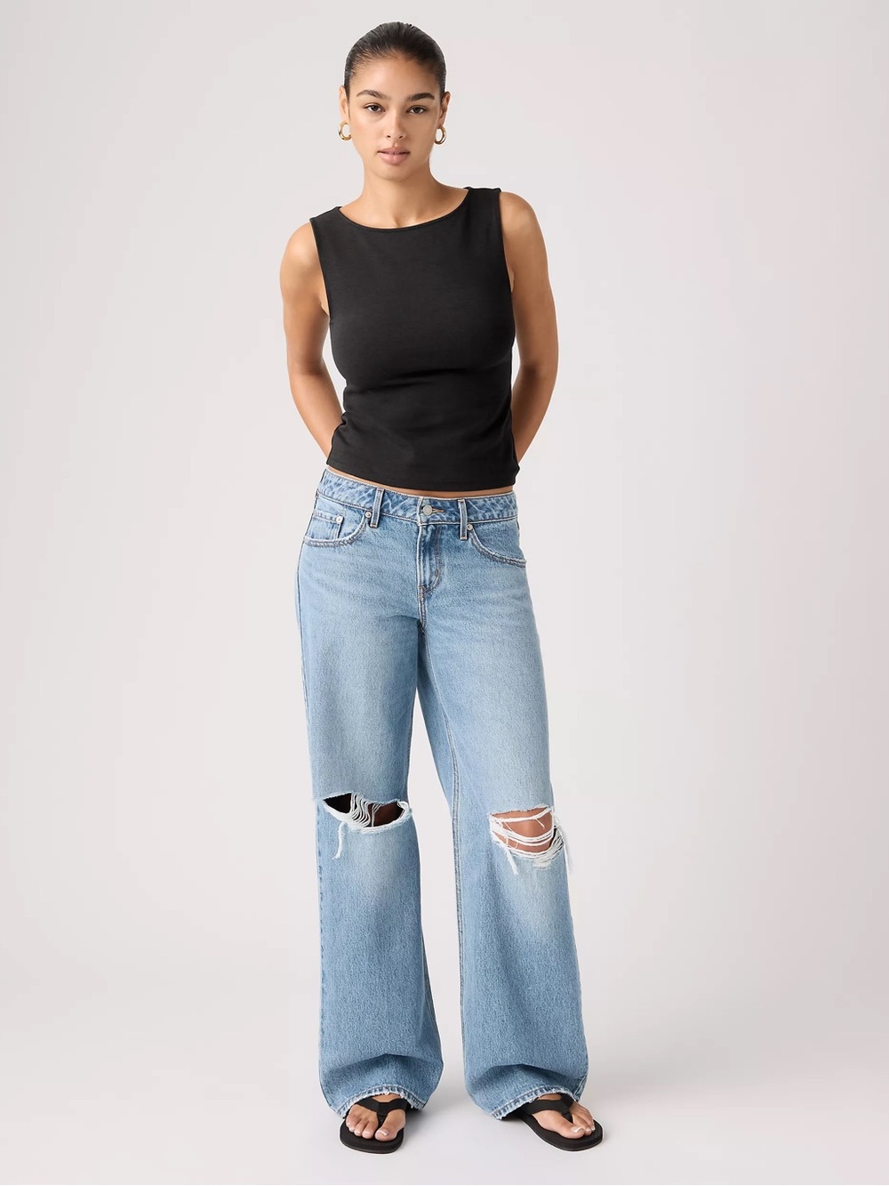 ♡ Levi’s Premium Low Rise Loose Wide Leg Jeans